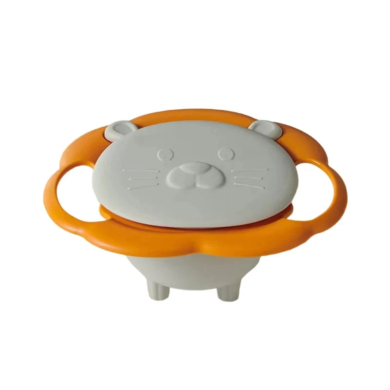 Baby Feeding Bowl Gyro Bowl 360 Degree Rotation Spill Resistant Feeding Dishes for Baby Training Children Spill-Proof