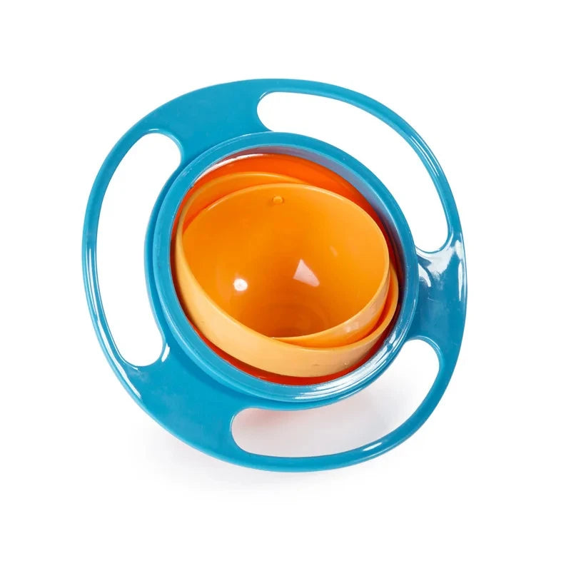 Baby Feeding Bowl Gyro Bowl 360 Degree Rotation Spill Resistant Feeding Dishes for Baby Training Children Spill-Proof