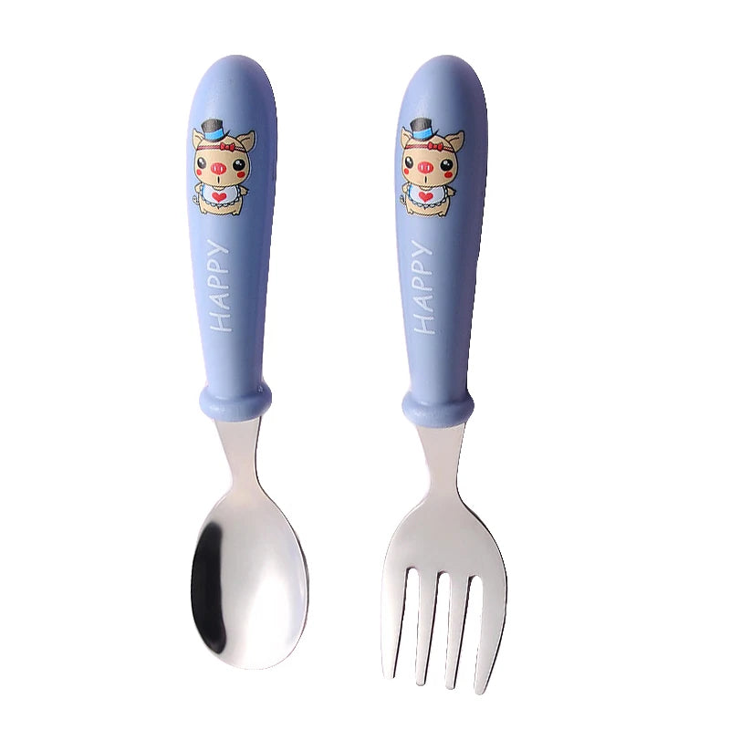 Baby Feeding Plate Cute Cartoon Printing Divided Kids Dinner Plate Eco Friendly Waterproof